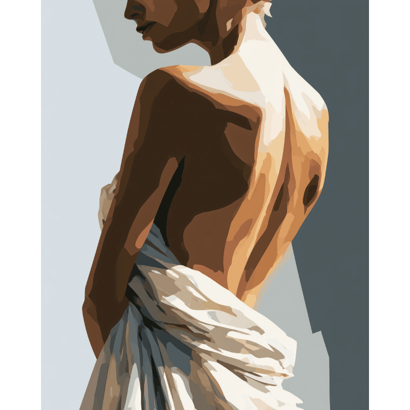Feminine Silhouette | Paint by Numbers