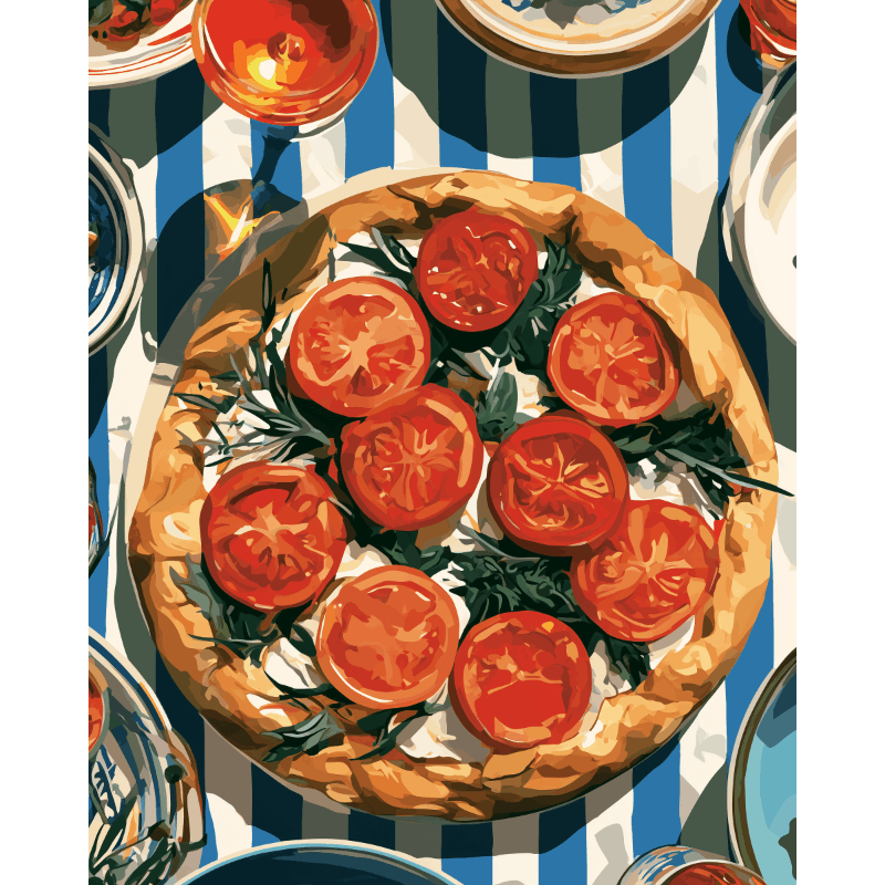 Italian Dinner | Paint by Numbers
