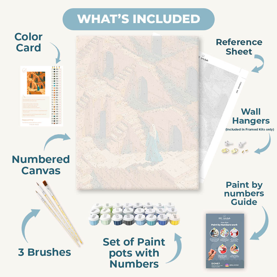 Ancient Pathways | Paint by Numbers