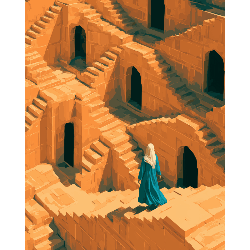 Ancient Pathways | Paint by Numbers