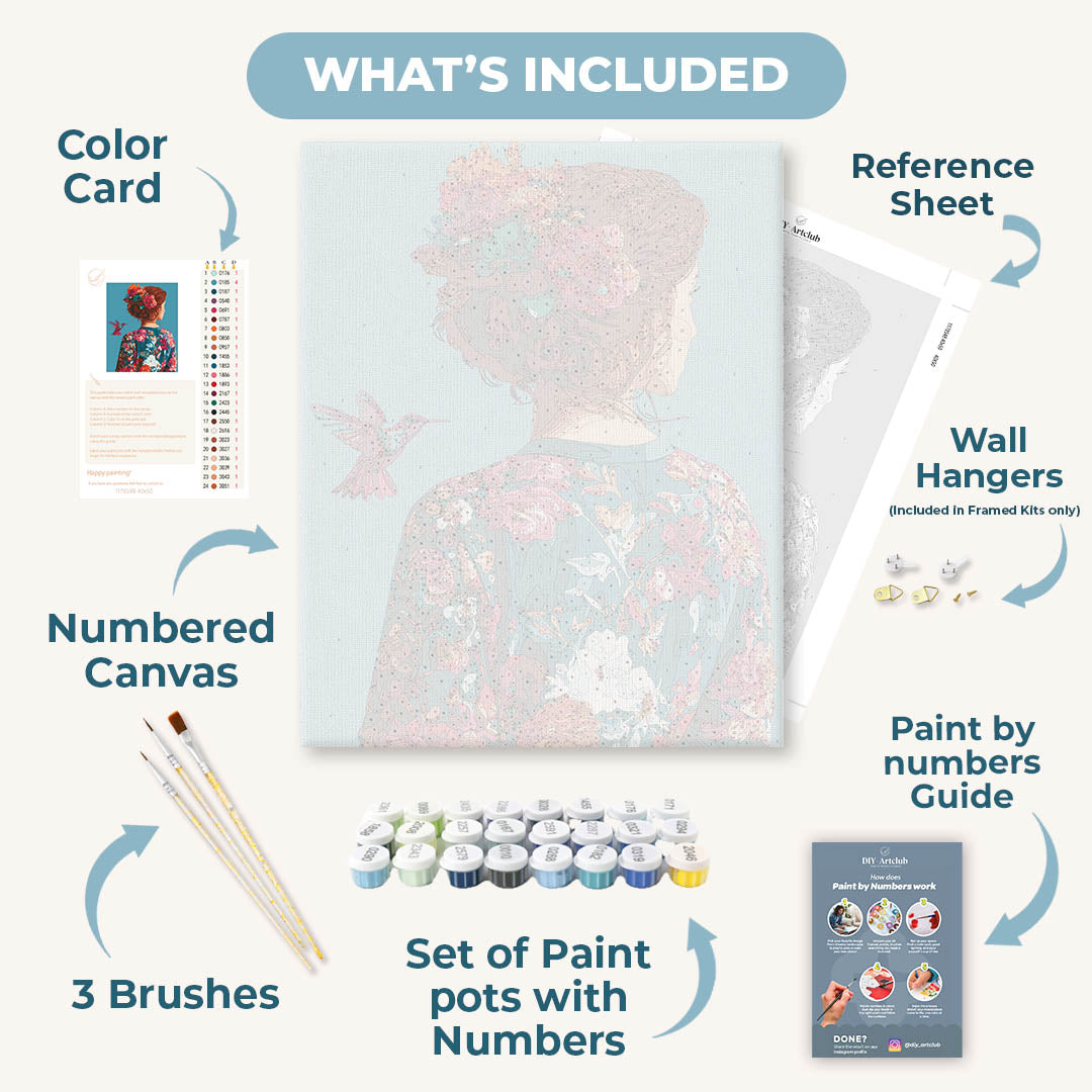 Blooming Elegance | Paint by Numbers