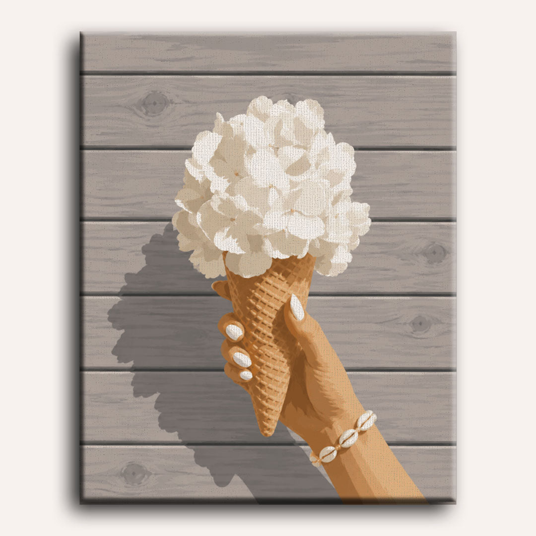 Creamy Petals | Paint by Numbers