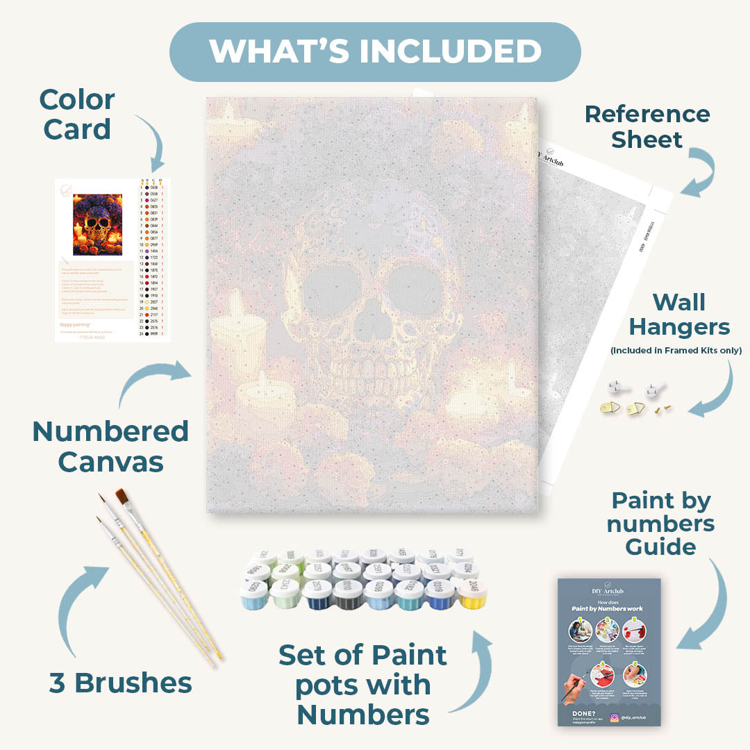 Día de los Muertos Tribute | Paint by Numbers