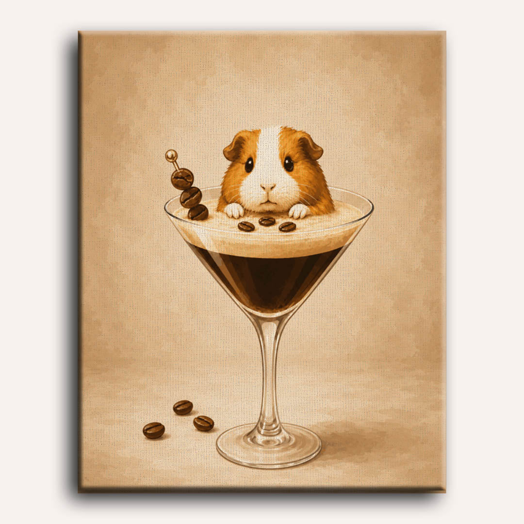 Espresso Whiskers | Paint by Numbers