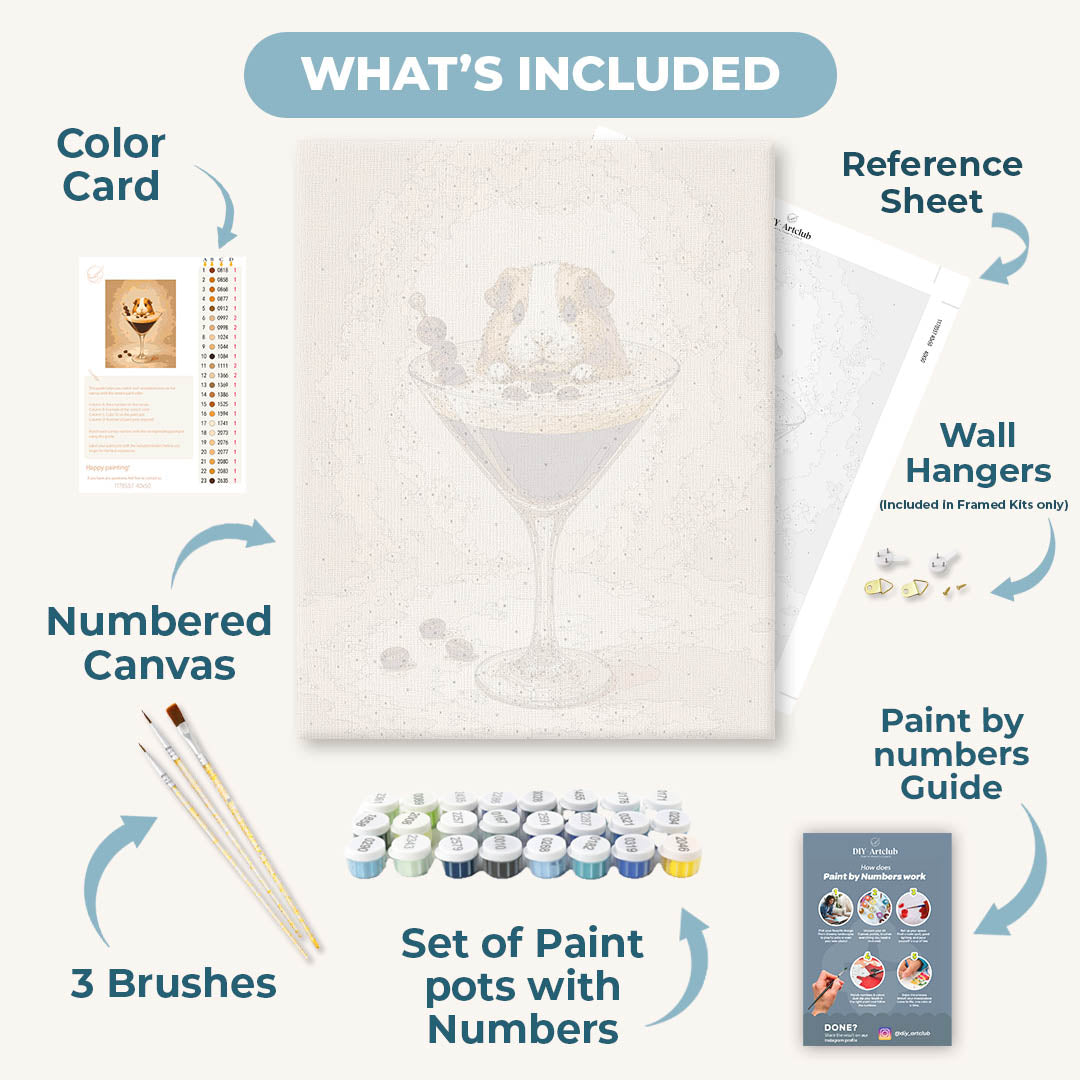 Espresso Whiskers | Paint by Numbers