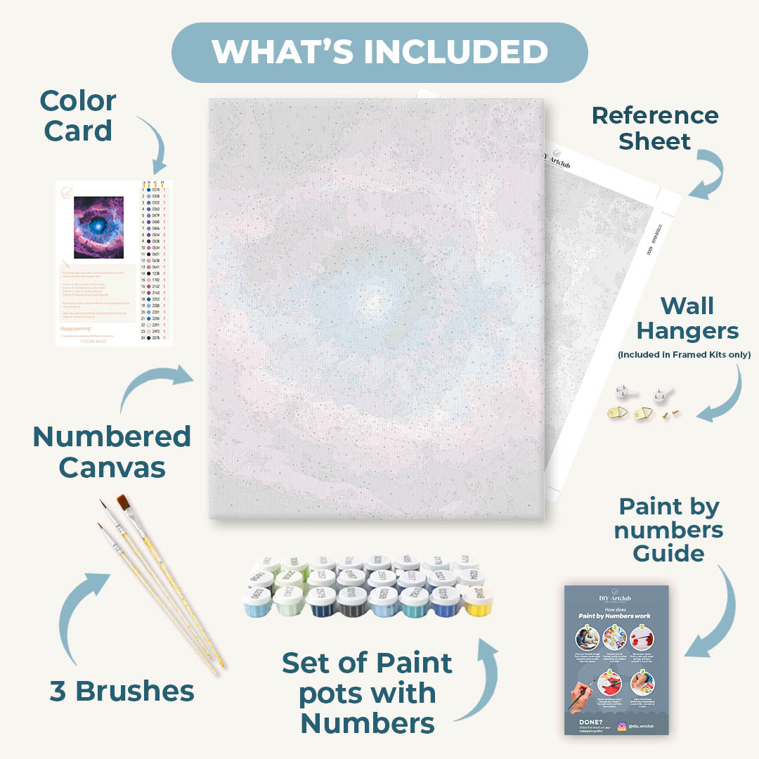 Eye of the Cosmos | Paint by Numbers