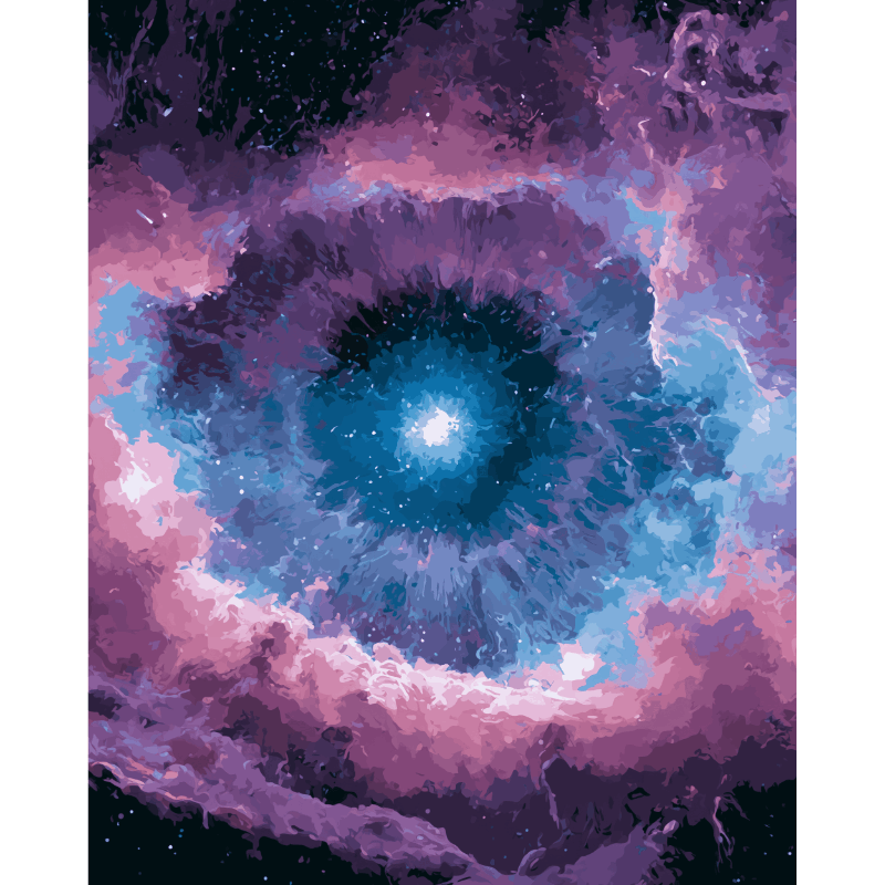 Eye of the Cosmos | Paint by Numbers