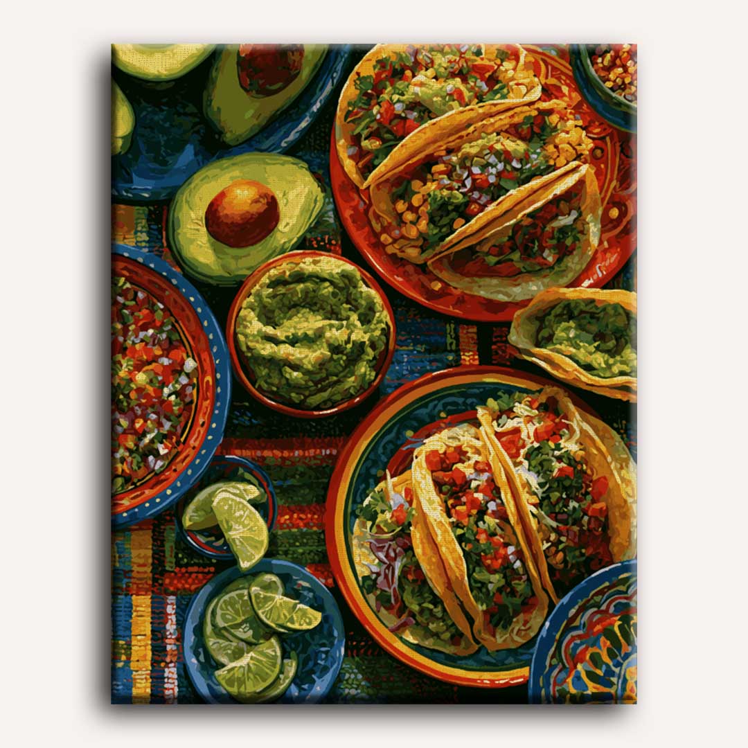 Guac Party | Paint by Numbers