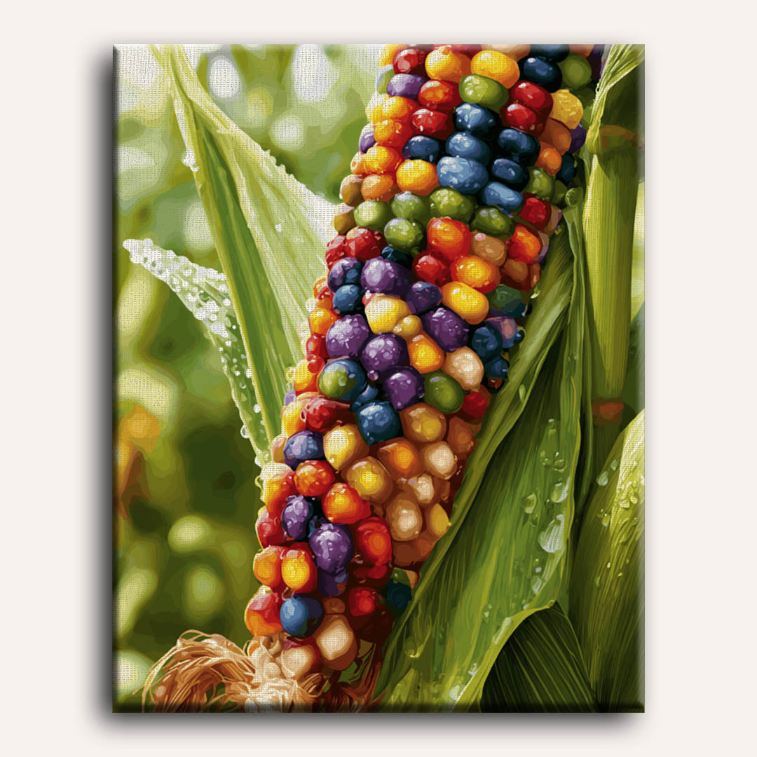 Rainbow Harvest | Paint by Numbers