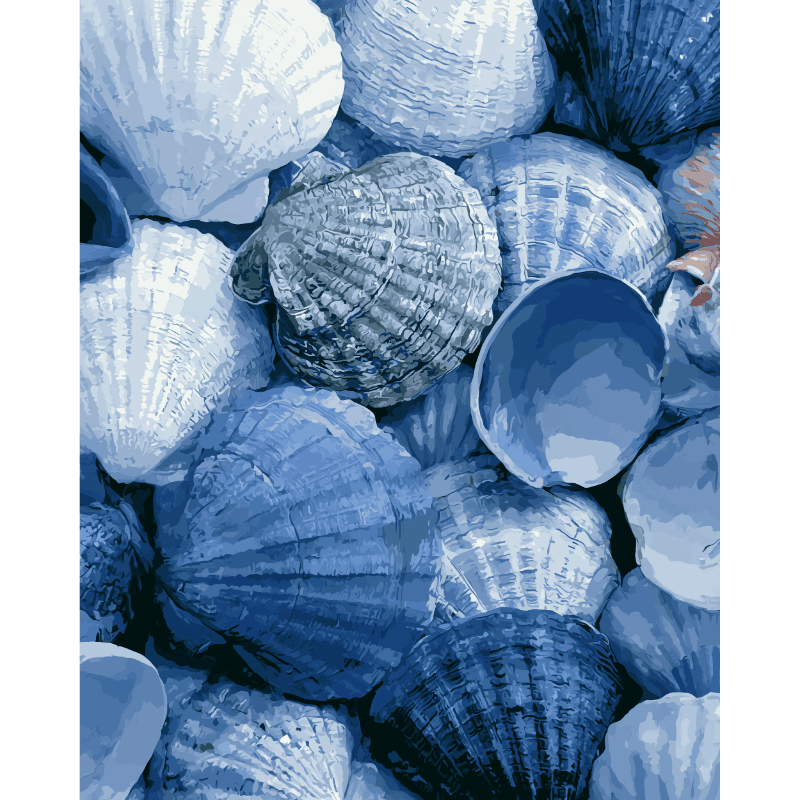 Shades of the Sea | Paint by Numbers