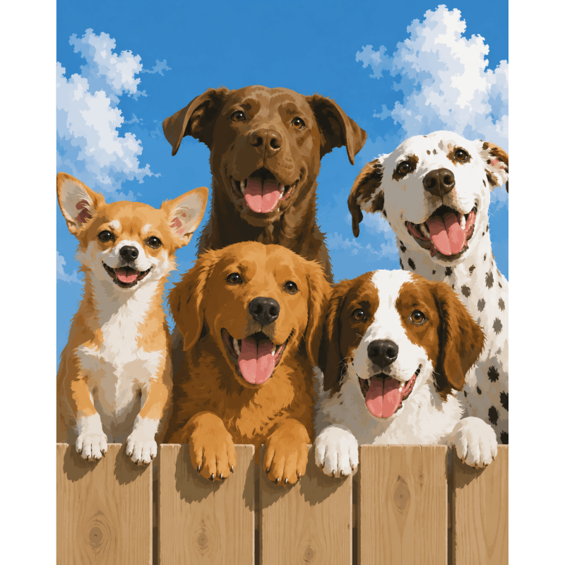 The Welcome Committee | Paint by Numbers