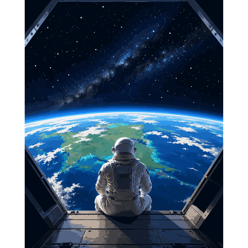 Window to Earth | Paint by Numbers