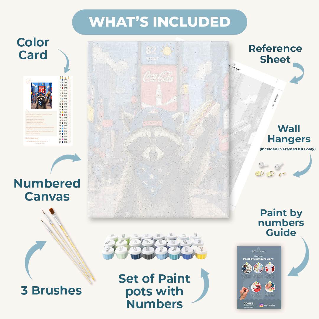 American Bandit | Paint by Numbers
