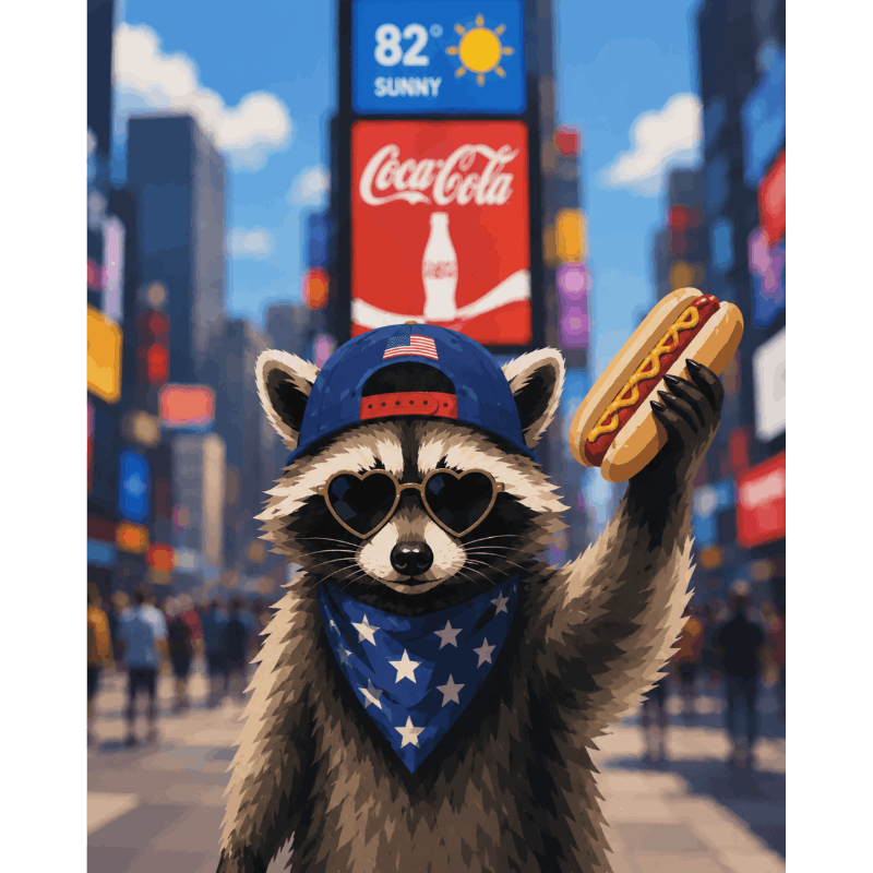 American Bandit | Paint by Numbers