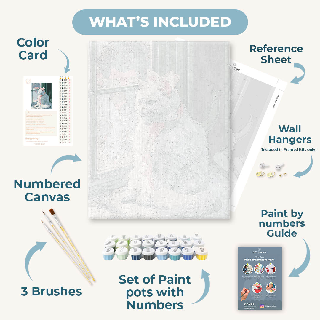 Blush Whiskers | Paint by Numbers