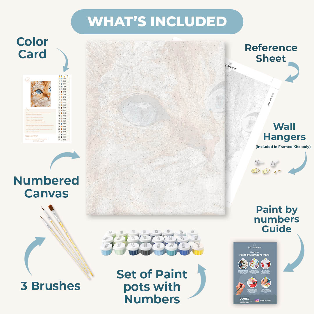 Crystal Whiskers | Paint by Numbers
