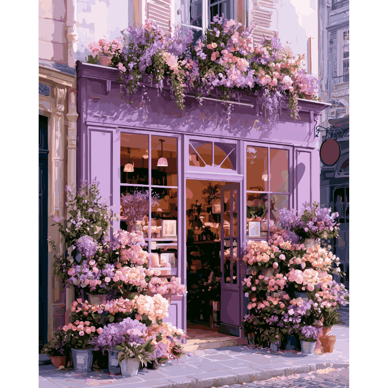 Lavender Corner | Paint by Numbers