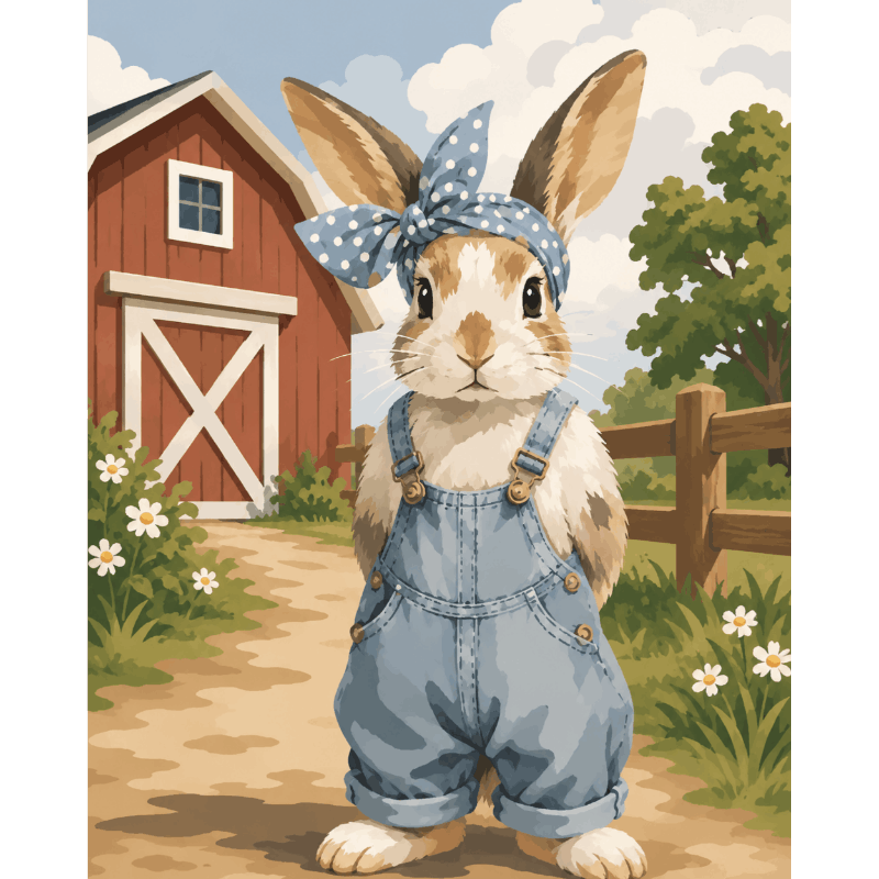 Little Farm Friend | Paint by Numbers