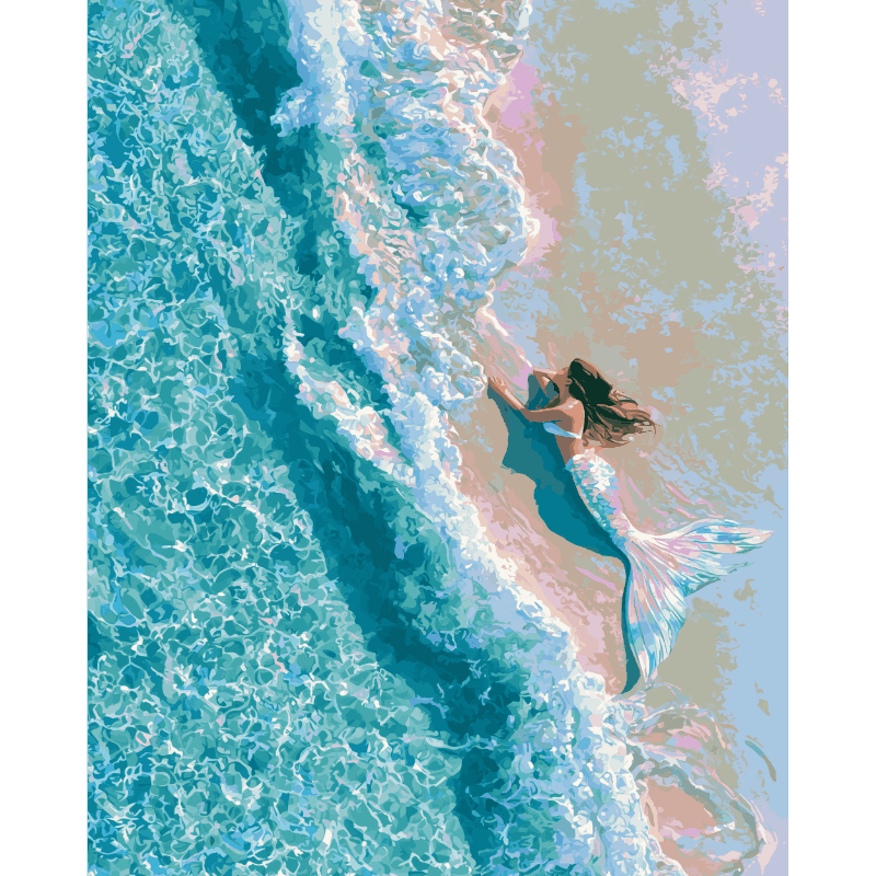 Mermaid Cove | Paint by Numbers