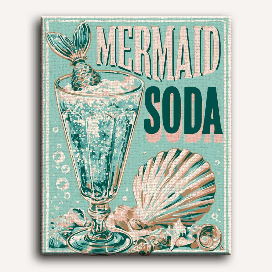 Mermaid Fizz | Paint by Numbers