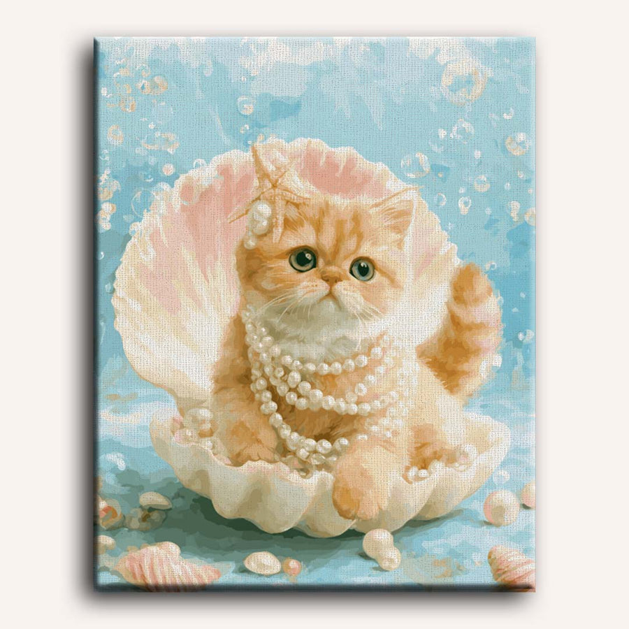 Mermaid Whiskers | Paint by Numbers