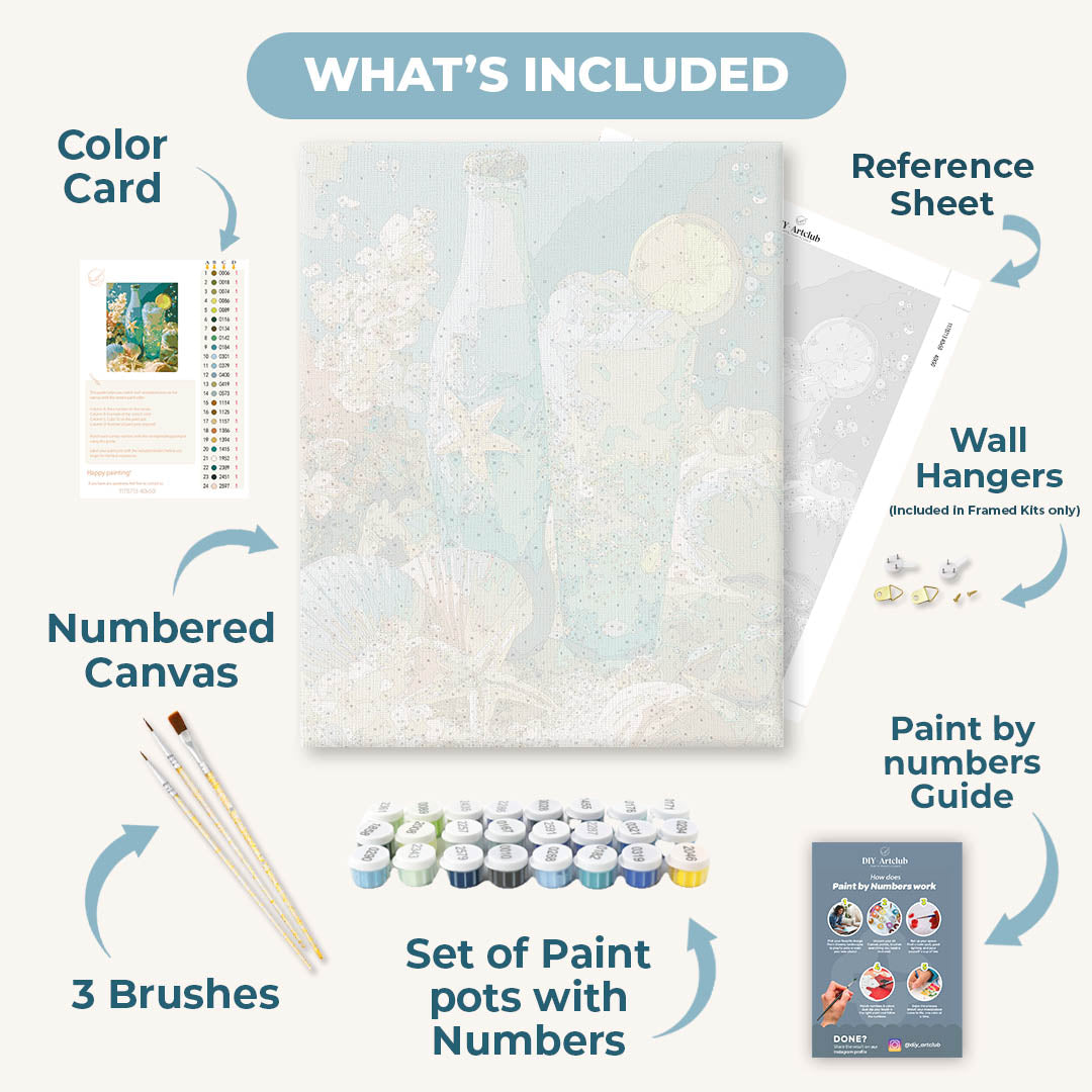 Ocean Fizz | Paint by Numbers