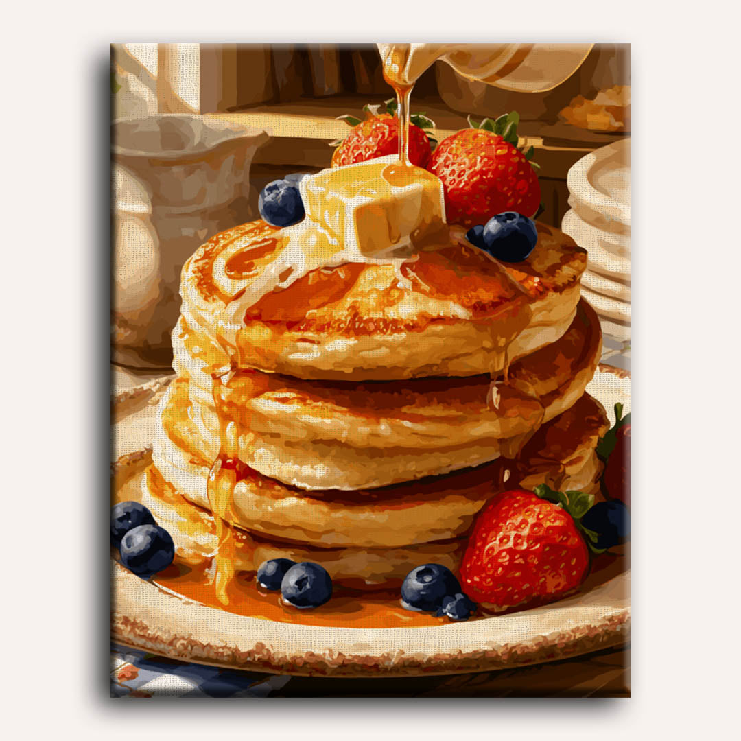 Pancakes for Breakfast | Paint by Numbers