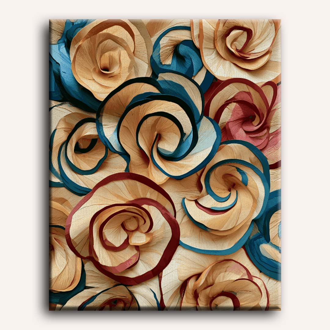 Paper Blossoms | Paint by Numbers