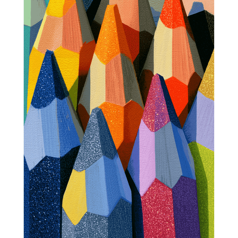 Pencil Party | Paint by Numbers