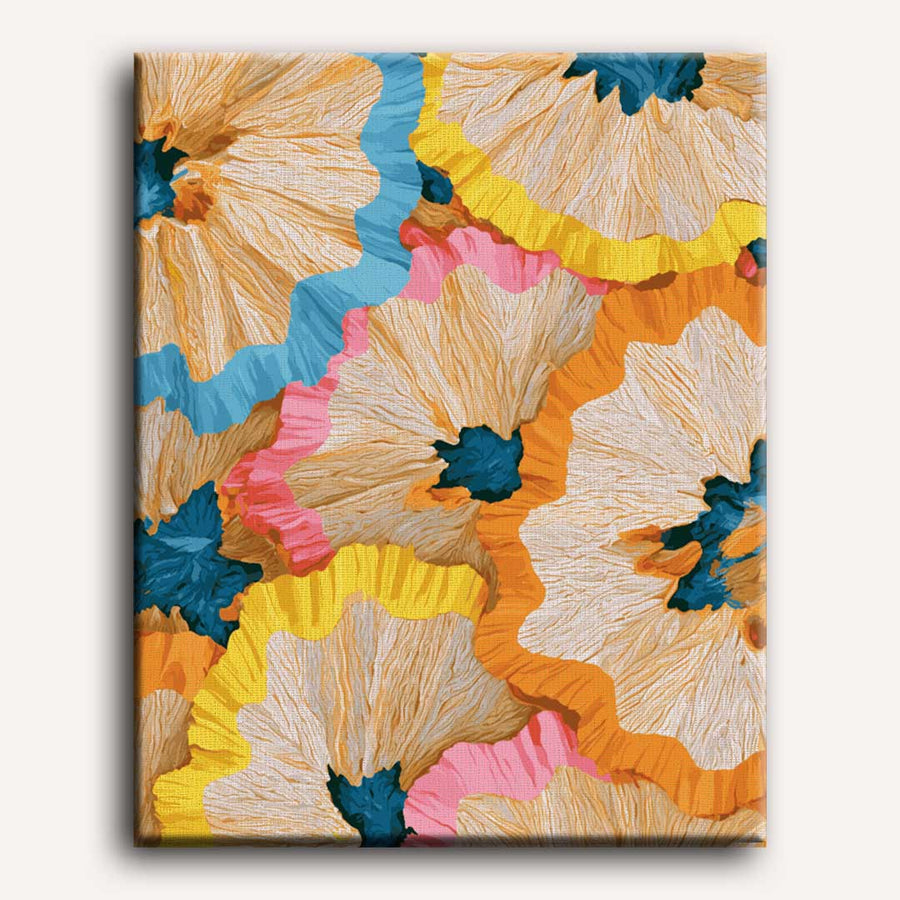 Pencil Petal Mosaic | Paint by Numbers