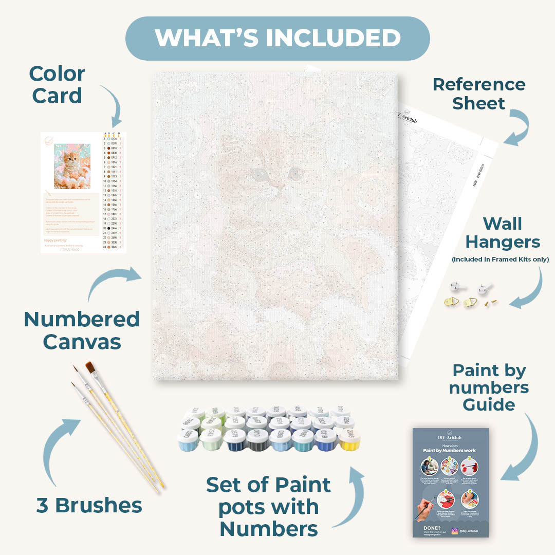 Princess Purr | Paint by Numbers