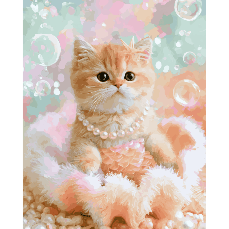 Princess Purr | Paint by Numbers
