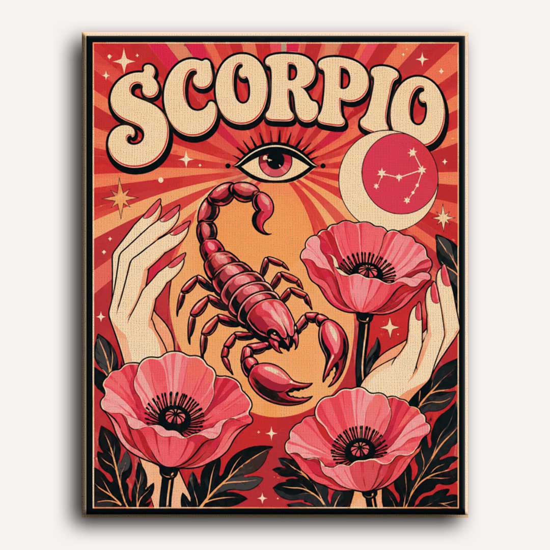 Scorpio Bloom | Paint by Numbers