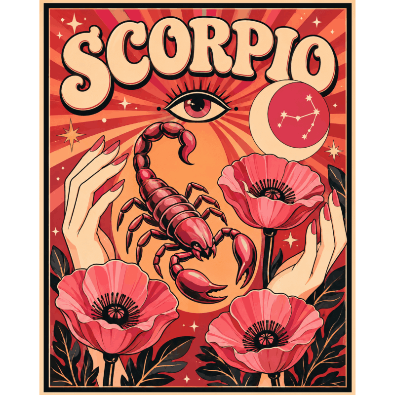 Scorpio Bloom | Paint by Numbers