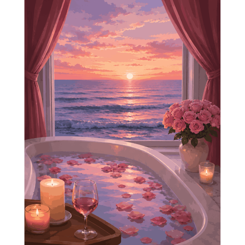 Sunset Soak | Paint by Numbers