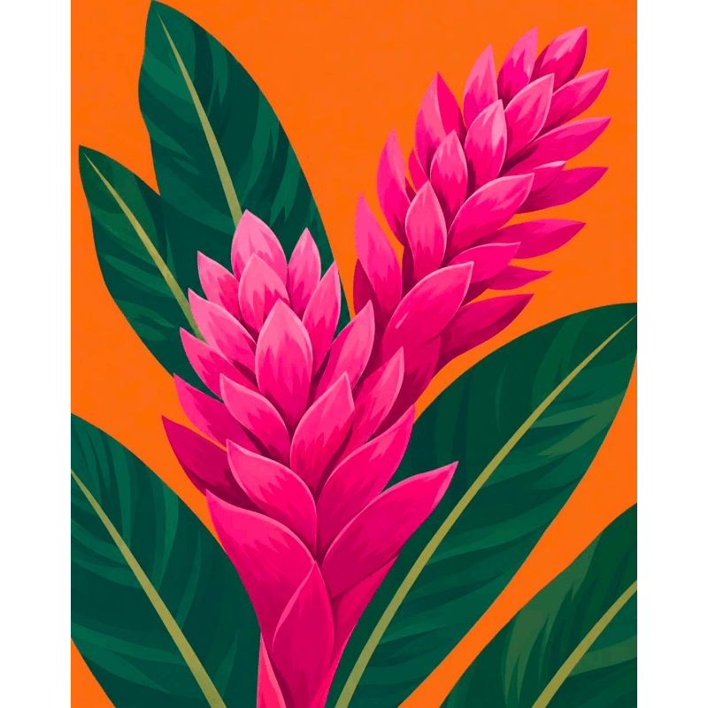 Island Blossom | Paint by Numbers