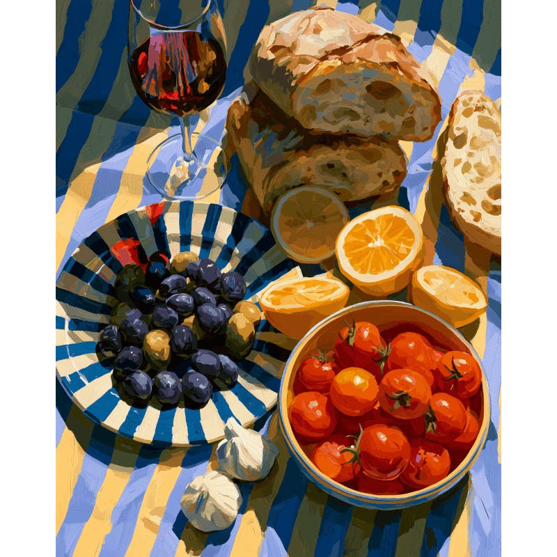 Mediterranean Presents | Paint by Numbers