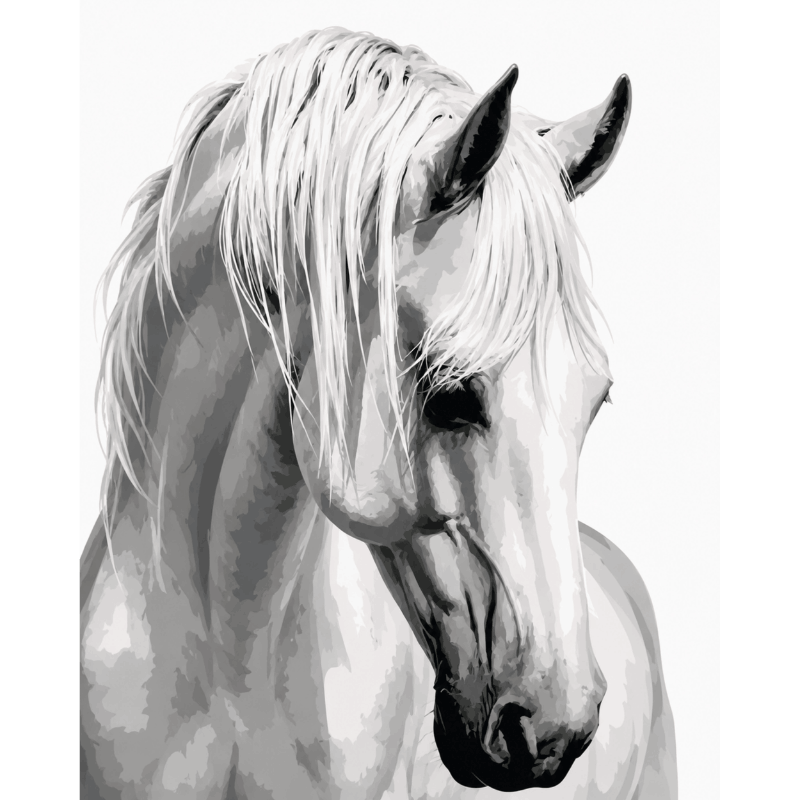 Gentle Stallion | Paint by Numbers
