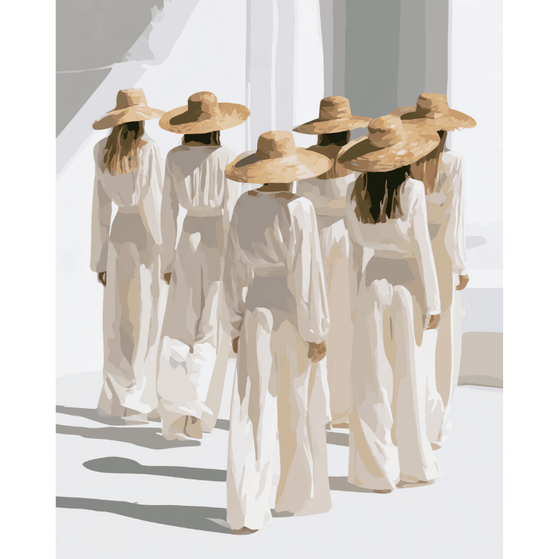 Linen Society | Paint by Numbers