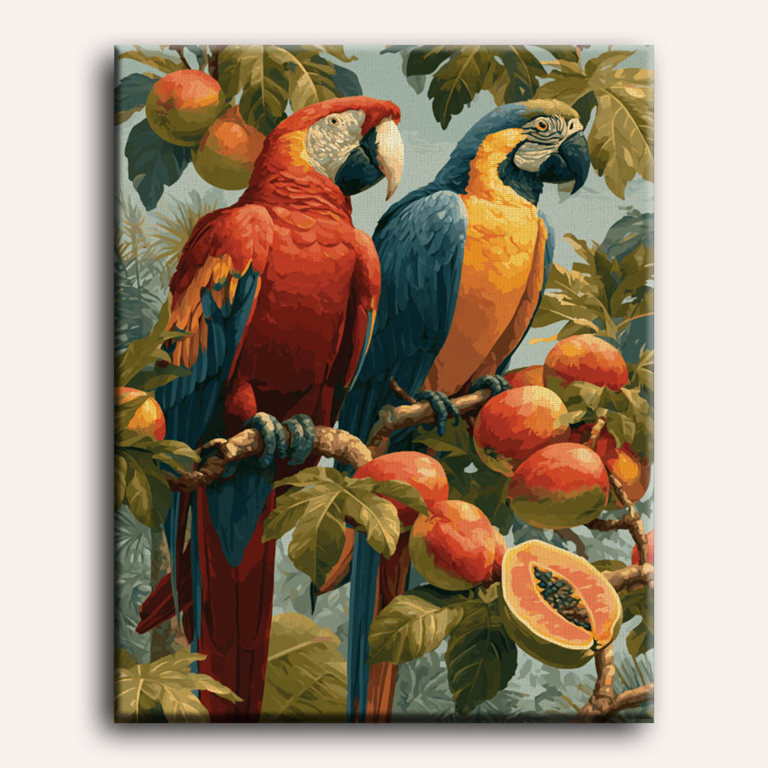Rainforest Pair | Paint by Numbers