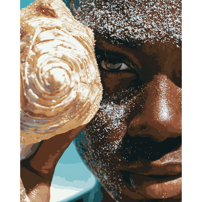 Seashell Muse | Paint by Numbers