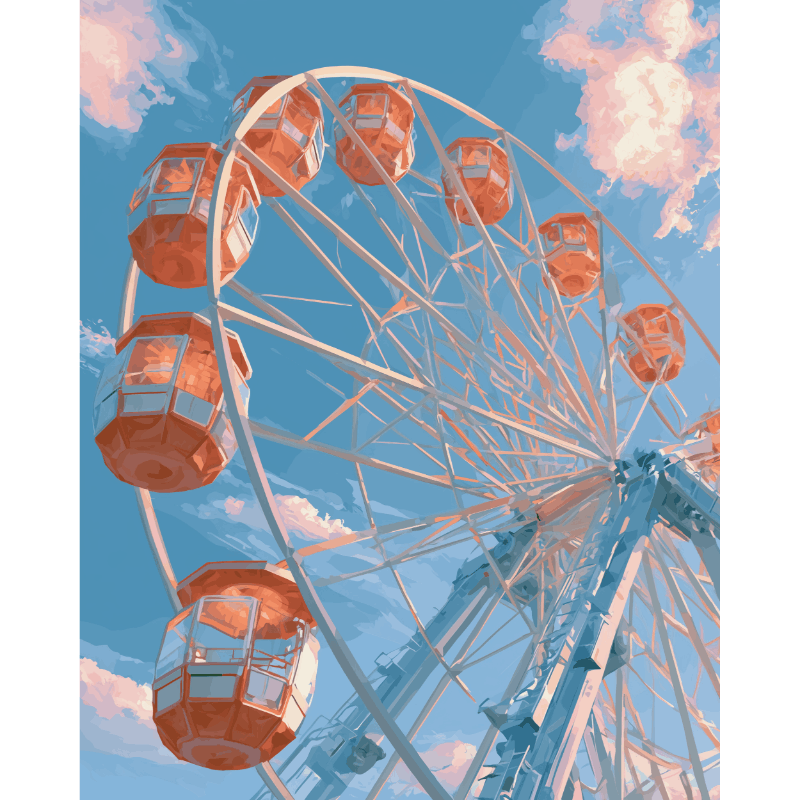 Skywheel Dreams | Paint by Numbers