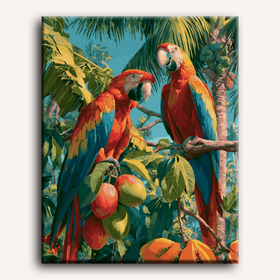Tropical Companions | Paint by Numbers