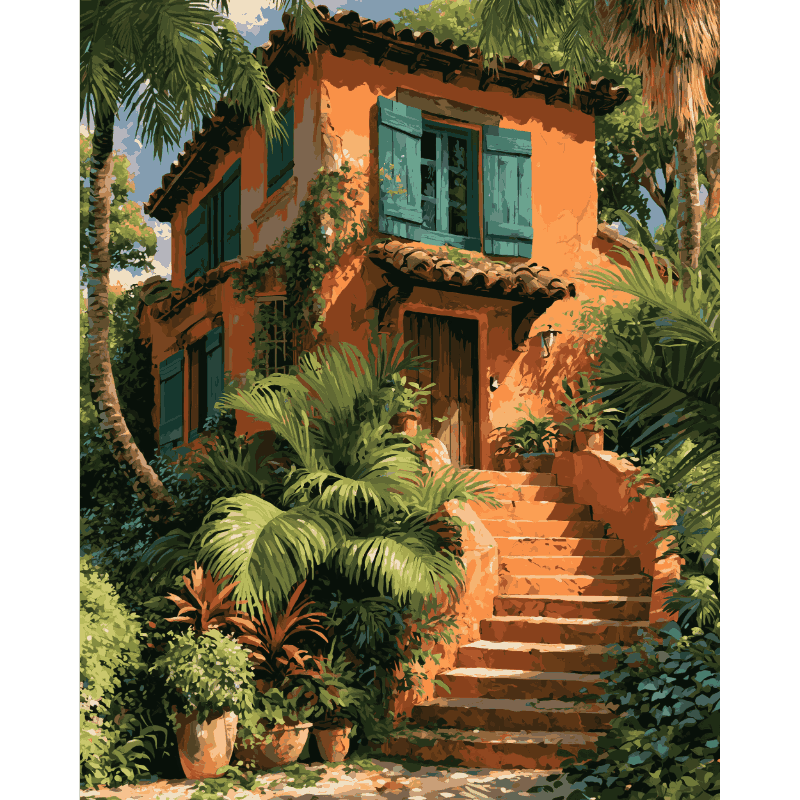 Tropical Hideaway | Paint by Numbers