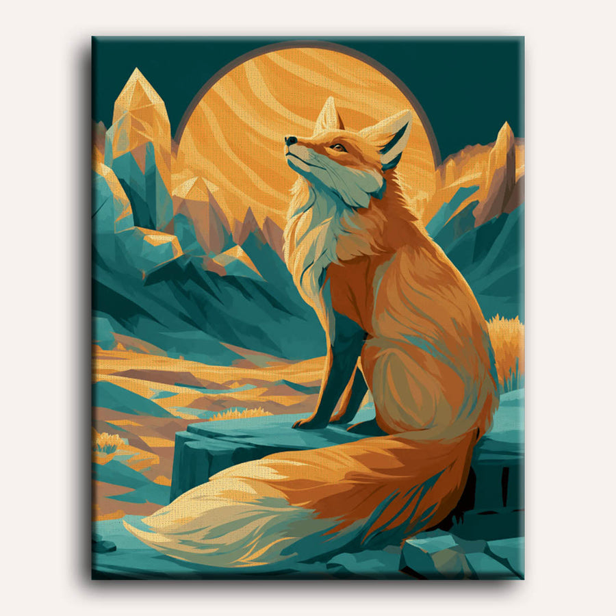 Fox at Dusk | Paint by Numbers