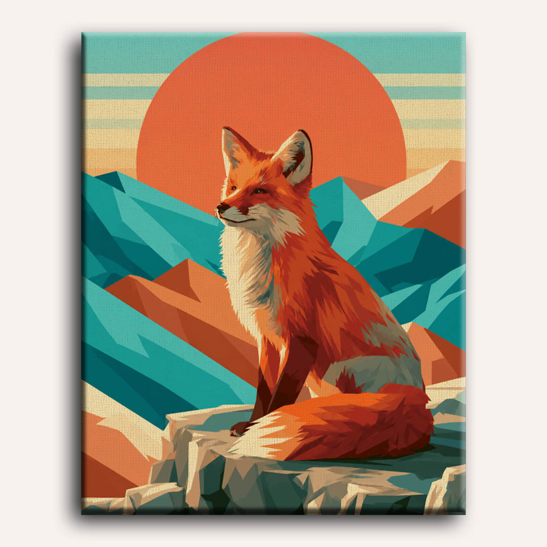Fox at Dawn | Paint by Numbers