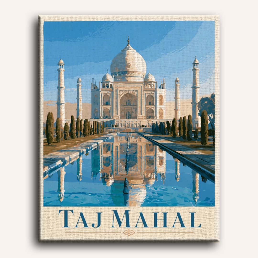 Taj Mahal | Paint by Numbers