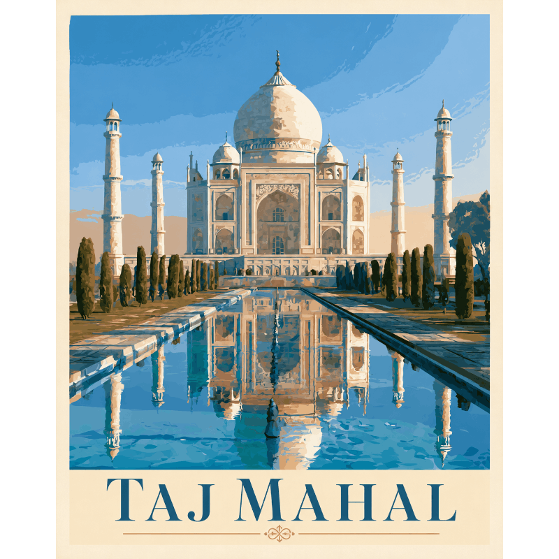Taj Mahal | Paint by Numbers