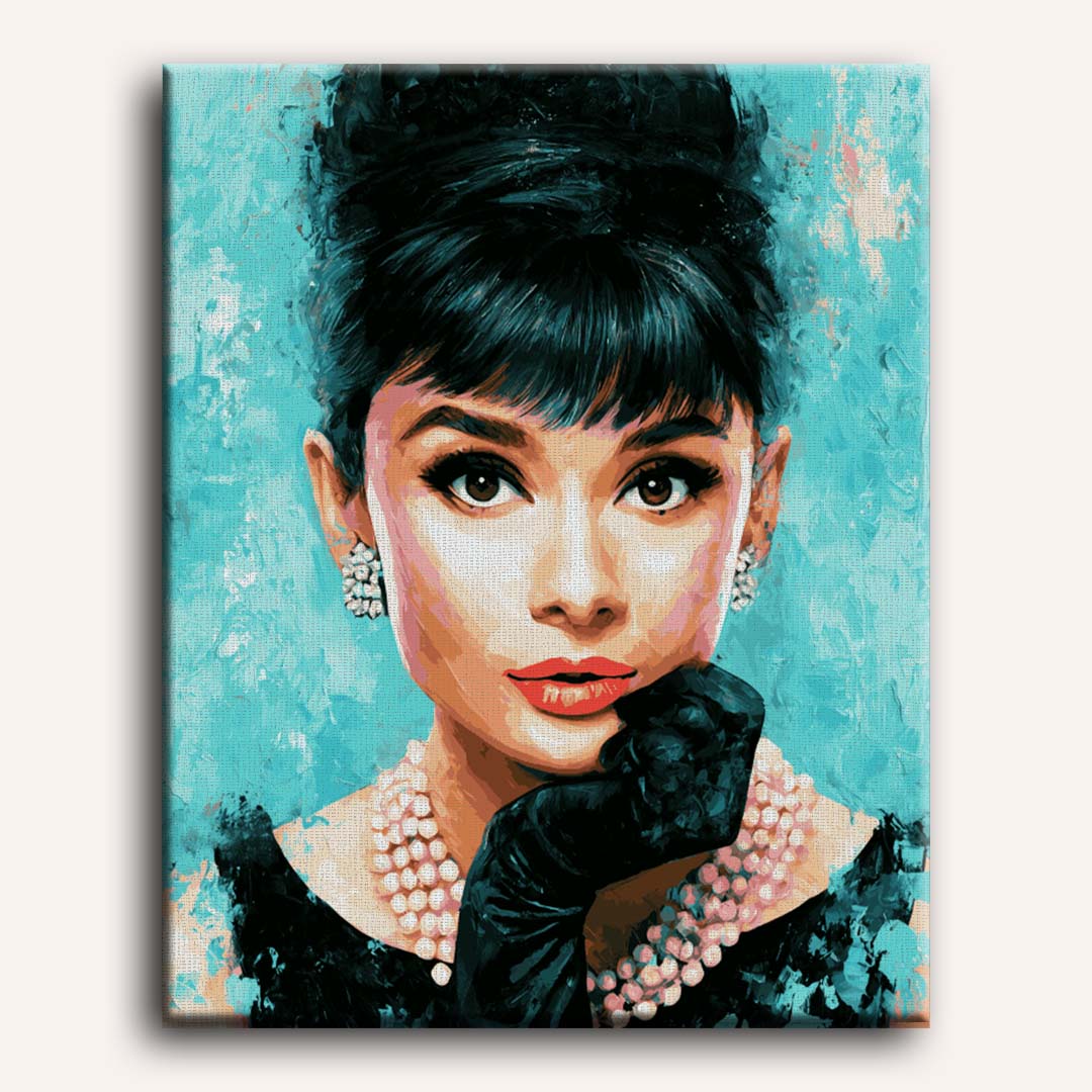 Expressive Audrey | Paint by Numbers
