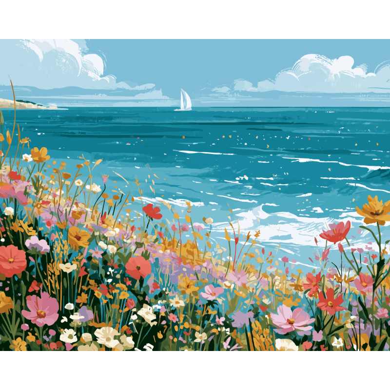 Wildflower Meadow | Paint by Numbers